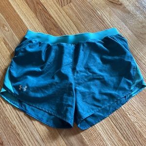 Under Armour workout shorts. Built in liner.